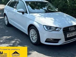 White Used 2016 Audi A3 Sportback Business Hatchback | £9,880 (Fair price)