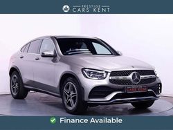 Silver Used 2019 Mercedes GLC220 AMG line Coupe | £24,850 (Good price)