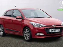 Red Used 2017 Hyundai i20 Premium Hatchback | £9,099 (Fair price)