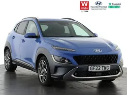 Blue Used 2022 Hyundai Kona Premium SUV | £18,949 (Fair price)