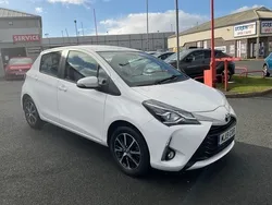 White Used 2019 Toyota Yaris Hatchback | £11,995 (Fair price)