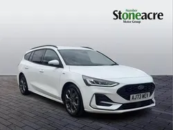 White Used 2024 Ford Focus ST-Line Estate | £18,995 (Fair price)