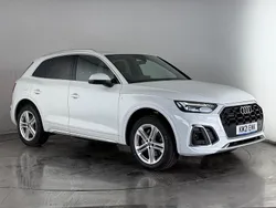 White Used 2021 Audi Q5 S-Line SUV | £27,600 (Fair price)