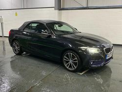 Black Used 2017 BMW 218 Sport Line Cabriolet | £10,998 (Fair price)