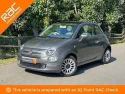 Grey Used 2018 Fiat 500 Lounge Hatchback | £10,470 (Fair price)