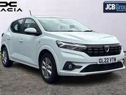 White Used 2022 Dacia Sandero Comfort Hatchback | £11,495 (Good price)