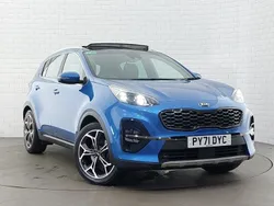Blue Used 2021 Kia Sportage 4 SUV | £19,998 (Good price)