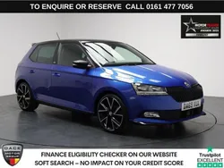 Blue Used 2019 Skoda Fabia Monte Carlo Hatchback | £10,580 (Fair price)