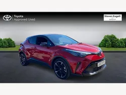 Red/black Used 2023 Toyota C-HR Sport SUV | £24,342 (A bit pricey)