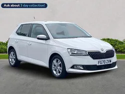 White Used 2020 Skoda Fabia SE Hatchback | £9,870 (Good price)