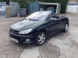 Black Used 2003 Peugeot 206 S Cabriolet | £950