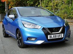 Blue Used 2018 Nissan Micra N-Connecta Hatchback | £8,000 (Fair price)