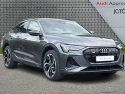 Grey Used 2022 Audi e-tron Sportback Black Edition SUV | £30,500 (Fair price)