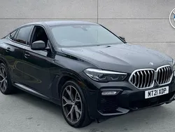 Black Used 2021 BMW X6 M Sport SUV | £39,690 (Fair price)