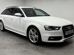 White Used 2015 Audi A4 S-Line Estate | £9,995 (A bit pricey)