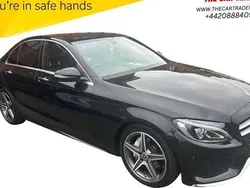 Black Used 2017 Mercedes C220 AMG line Sedan | £11,288 (Fair price)