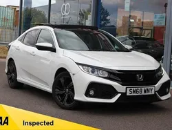 White Used 2018 Honda Civic EX Hatchback | £12,495 (Fair price)