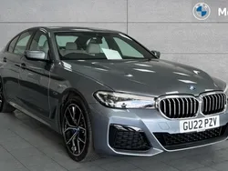 Blue Used 2022 BMW 530e M Sport Sedan | £26,035 (Fair price)