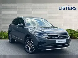 Dolphin grey Used 2021 VW Tiguan Elegance SUV | £24,490 (Fair price)
