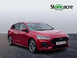 Red Used 2023 Ford Focus ST-Line X Hatchback | £16,995 (A bit pricey)