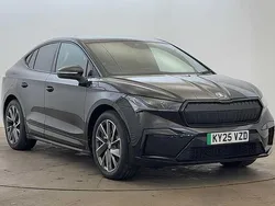 Black magic pearl effect New 2025 Skoda Enyaq iV SportlinePlus SUV | £33,700 (Expensive)