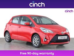 Red Used 2019 Toyota Yaris Hatchback | £12,849 (Fair price)