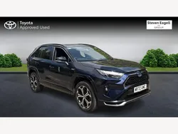 Blue/black Used 2022 Toyota RAV4 Hybrid SUV | £30,955 (A bit pricey)