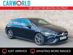 Black Used 2022 Mercedes CLA180 Shooting Brake AMG line Estate | £19,990 (Expensive)