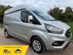 Silver Used 2021 Ford Transit Custom Limited Van | £13,490 (Fair price)