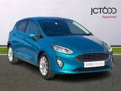 Blue Used 2017 Ford Fiesta Titanium Hatchback | £9,147 (Fair price)