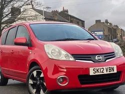Red Used 2012 Nissan Note N-TEC MPV | £1,989 (Fair price)