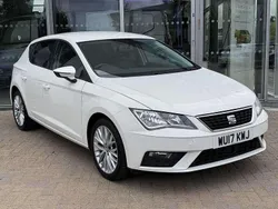 White Used 2017 Seat Leon SE Dynamic Hatchback | £8,295 (Fair price)
