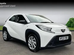 White Used 2023 Toyota Aygo PURE Hatchback | £12,334 (Fair price)