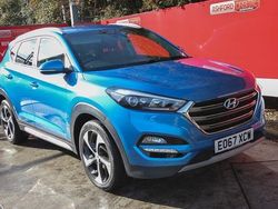 Blue Used 2017 Hyundai Tucson Premium SUV | £9,895 (Fair price)