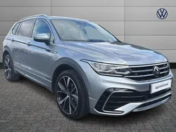 Silver Used 2024 VW Tiguan Allspace R-line SUV | £36,358 (Expensive)