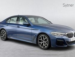 Blue Used 2021 BMW 520 M Sport | £27,500 (Fair price)