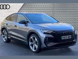 Grey Used 2025 Audi Q4 Sportback e-tron Black Edition SUV | £35,650 (Super price)