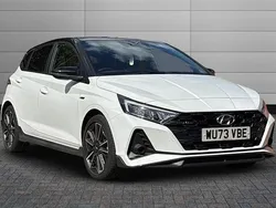 Atlas white Used 2023 Hyundai i20 N Line Hatchback | £16,795 (A bit pricey)