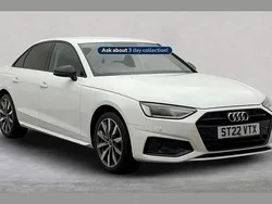 White Used 2022 Audi A4 Sport Sedan | £23,839 (Fair price)