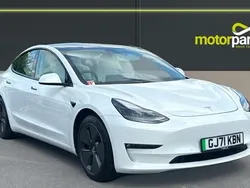 White Used 2021 Tesla Model 3 Long Range Sedan | £19,000 (Fair price)