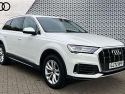 White Used 2022 Audi Q7 Sport SUV | £35,191 (Good price)