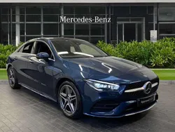 Blue Used 2022 Mercedes CLA200 AMG Line Premium Plus Coupe | £26,490 (Fair price)