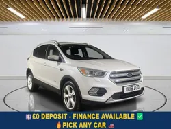 White Used 2018 Ford Kuga Titanium SUV | £11,099 (Fair price)