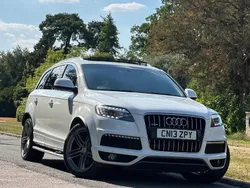 White Used 2013 Audi Q7 S-line plus SUV | £11,450 (Fair price)