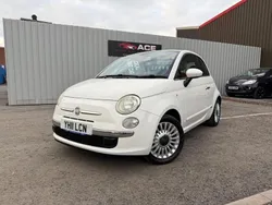 White Used 2010 Fiat 500 Lounge Hatchback | £3,295 (Fair price)
