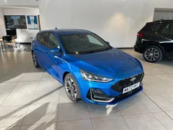 Blue Used 2022 Ford Focus ST-Line Hatchback | £17,499 (Fair price)