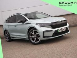 Arctic silver metallic Used 2023 Skoda Enyaq iV SportLine SUV | £28,490 (Expensive)