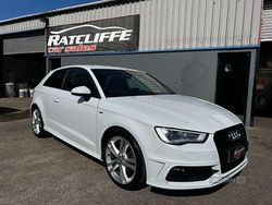 White Used 2015 Audi A3 S-Line Hatchback | £12,150 (A bit pricey)