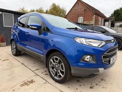 Blue Used 2016 Ford Ecosport Titanium SUV | £6,750 (Fair price)