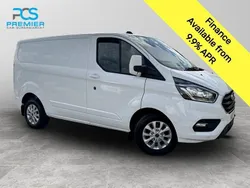 Frozen white (solid colour) Used 2022 Ford Transit Custom Limited Van | £12,600 (Good price)